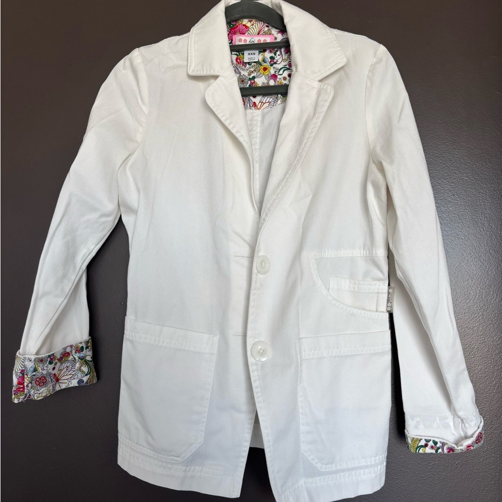 White button down